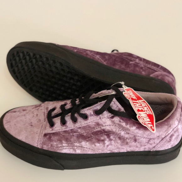 Vans Old Skool Velvet Purple Sea Fog/Black Gum - Picture 6 of 8
